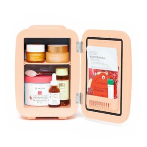 Mini frigider cosmetice Soft Peach, Meloni,